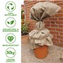 Sac Toile Jute Premium, 5 Sacs Toile de Jute Grand Format - Sac à gravats Chantier – Sac Jute Pomme de Terre – Sac Jute Noel réu