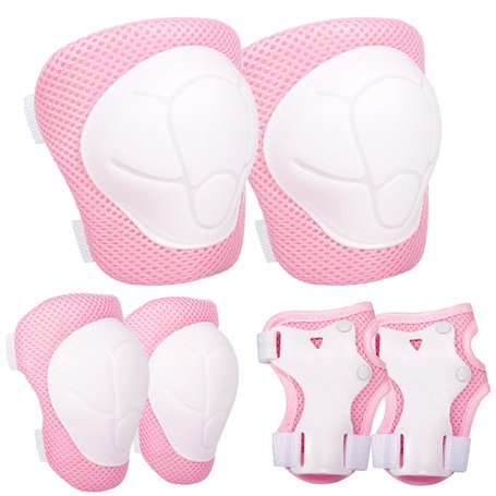 PQETBV Protection Roller Enfant à pour Enfants de 6 Pièces avec Genouillères