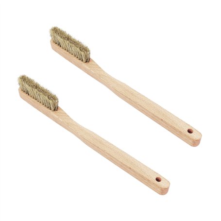 CJ-CB2028B Lot de 2 brosses d'escalade avec poils de sanglier épais et ultra durables et poignée ergonomique pour toutes les pri