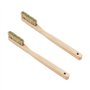 CJ-CB2028B Lot de 2 brosses d'escalade avec poils de sanglier épais et ultra durables et poignée ergonomique pour toutes les pri