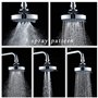 Pomme De Douche Fixe Haute Pression,Pomme De Douche Fixe 5 Modes,Tête De Douche Rond,Pour Toutes Sortes De Besoins De Douche(Arg