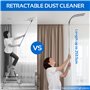 DOBIGER Plumeau Microfibre Telescopique, Nettoyeur de Poussière Rétractable Gap, Artefact de Nettoyage Anti-poussière Rétractabl