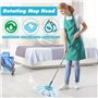 4 Pièces Têtes de Rechange Compatible avec Leifheit Clean Twist Disc Mop, Balai Serpillère Microfibre Compatible avec Leifheit S