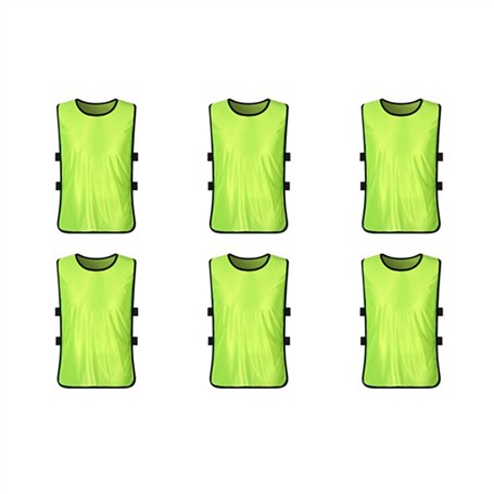 CHUANGOU 6 Pack Gilet Sport Adultes Maillots