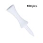 Zivisk Tee de Golf en Plastique Lot de 100 - Blanc 51 mm
