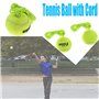 2 Pièces Balle de Tennis avec Cordon, Entraîneur de Balle de Tennis, Cordon pour entraîneurs de Tennis, Balle de Formation de Te