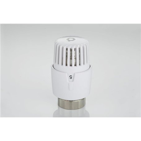zencQ 1x Thermostat de radiateur avec série - Tête thermostatique précise avec capteur intégré