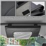 ZBHDEYG Lot de 2 Boîtes à Mouchoirs pour Voiture - Support et Porte-Serviettes avec Sangle pour Pare-Soleil