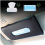 ZBHDEYG Lot de 2 Boîtes à Mouchoirs pour Voiture - Support et Porte-Serviettes avec Sangle pour Pare-Soleil