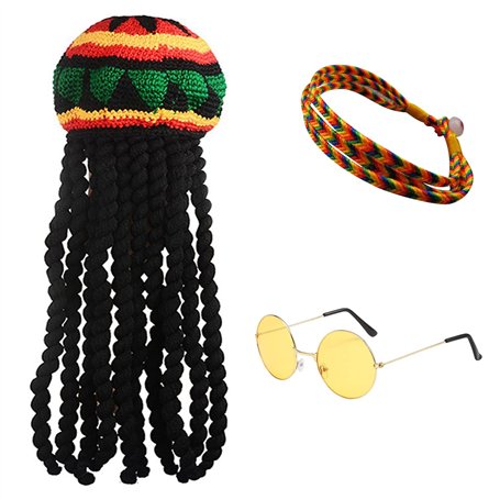 LSYYSL 1 long chapeau tressé