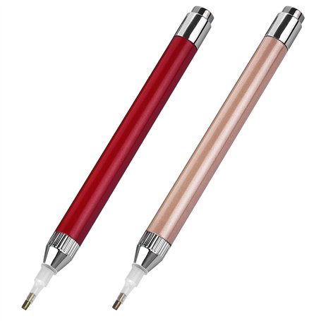 2 stylos lumineux pour peinture diamant avec lumières