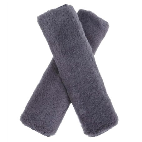 Lot de 2 coussinets en peluche pour ceinture de sécurité pour ceinture de sécurité