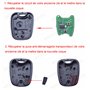 ANGOFIZ Coque Clé Télécommande sans Lame Compatible avec Citroen Berlingo Picasso Saxo Xsara Peugeot Partner 406 Modèle Lame à I