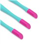 Lot de 3 coupe-cuticules avec pointe en caoutchouc souple sur le lit de l'ongle