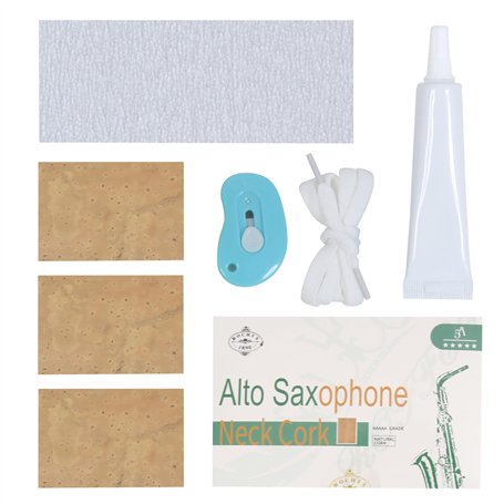 Lot de 3 bouchons universels en liège pour saxophone alto