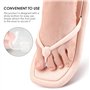 10 Paires De Clips Tongs, Patins De Protection Des Orteils, Cale-Pieds Anti-Usure Et Antidérapants, Patins En Silicone Pour Tong