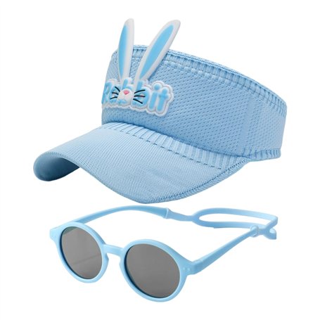 EHDWXVZM 1 Pièce De Lunettes De Soleil Pour Enfants Et 1 Pièce De Chapeau De Soleil Pour Enfants