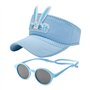 EHDWXVZM 1 Pièce De Lunettes De Soleil Pour Enfants Et 1 Pièce De Chapeau De Soleil Pour Enfants