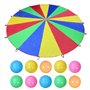 1 Morceau de Parapluie Arc-en-Ciel et 10 Morceaux de Boules océaniques