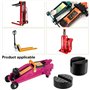 ZGDEIWGF Coussinets en Caoutchouc pour cric de Voiture, Kit de cric de Chariot et de Support d'essieu, Coussinets en Caoutchouc 