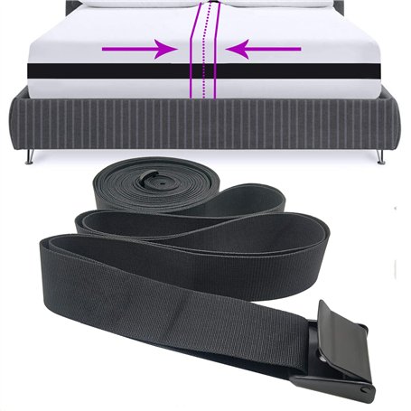 Imnbest Cale de Matelas | Porte-Matelas | Pont de lit | Pont de lit | Relie Deux Matelas à Une Grande Surface de Couchage | Régl