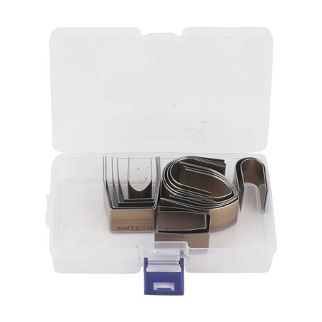 FTVOGUE 18 pcs En Acier Allié Universel En Cuir Artisanat Trou Trou Cutter Creux Gaufrage Punch Set Kit DIY En Cuir Poinçonnage