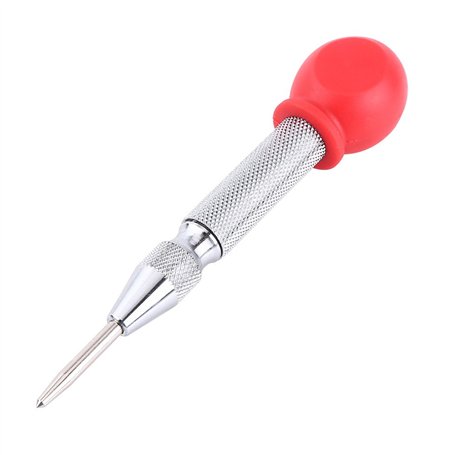 1 Pcs Pointeau Automatique Force Règlable en Acier au Carbone avec Poignée Rouge