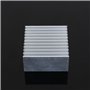 Dissipateur de Chaleur en Aluminium Haute Puissance 11pcs Ailettes 40x40x20mm pour Transistors à Semi-Conducteurs, PCB(Circuit I