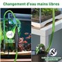 GuKKK Aspirateur Aquarium, Aquarium Changer l'eau, Kit de Nettoyage pour Gravier d'aquarium, Filtre de Sable de Nettoyage d'aqua
