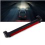 Qiilu Troisième feu stop auto,Troisième feu de freinage Universel 32 LED Rouge Haute Voiture Troisième arrêt de Frein feu Stop V