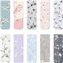 10 Pièces Signets Magnétiques Marqueurs de Page Magnétique Marqueurs de Livres Variés Ensemble pour Élèves Lisant(Style Floral