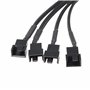 Adaptateur de ventilateur SATA vers 3 broches 4 broches, SATA 15 broches vers 4 x 3 broches/4 broches 12 V pour boîtier PC - 28