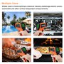 BBQGO Thermomètre Infrarouge Laser -50℃ à 750℃, Thermomètre Numérique avec Rapport de Spot 16:1, Thermomètre Pyromètre IR Sans C