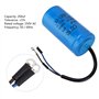 Fydun 50/60Hz 250V CA 200uF CD60 Condensateur avec Conducteur de Film pour Compresseur d'Air de Moteur po