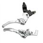 Qiilu Leviers d’embrayage de freins moto, levier de frein pliable avec guidon de 7/8 "+ levier d’embrayage pour Pit Dirt Bike, p