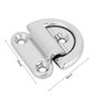 Taquet d'anneau d'arrimage en D de Rangement d'oeil de Coussin Marin de Bateau Pliant d'acier Inoxydable de 8mm pour Le Moteur d