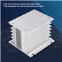 Dissipateur de chaleur en aluminium Dissipation SSR pour relais statique triphasé Dissipateur thermique en alliage d'aluminium t