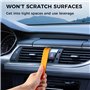 Diboniur Outil Demontage Garniture Voiture, Lot de 4 Outils Plastique Dur pour Voiture Radio Audio Garniture Intérieure Dash Tab