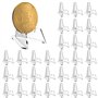 Brevanza Lot de 30 Mini Chevalet Transparent