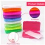 Newpop 10 Piéces Cire Orthodontique, Gomme Dentaire dans des Étuis de Couleur, Cire de Soulagement de Qualité Supérieure, Bandes