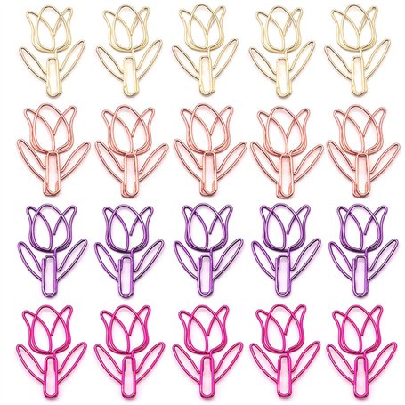 SamHeng 20 Pièces Tulipe Trombones