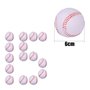 LNGJIN Balle De Baseball，15 Pièces Baseball de Formation en PU，Mousse Souple Balles，Débutant Balles de Baseball，Balles Souples，M