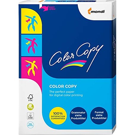 Mondi ColorCopy Lot de 125 feuilles de papier A6 pour imprimante laser et jet d'encre Blanc 120 g/m²