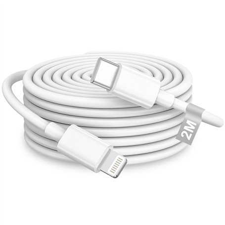 Câble USB C vers Lightning 2M[Certifié Apple MFi]