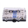 Support de Fusible de Lame, Keenso Porte-fusible Kit de Bloc de Fusible Boîte à Fusible de DC 12-24V pour Bateau Voiture avec 3