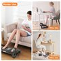 Banaone Repose-pieds de Bureau Ergonomique : Support Pied avec Massage, Cale Pied Bureau Ajustable en 6 Hauteurs, Confort et Cir