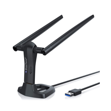 BrosTrend 1200Mbps Linux USB Clé WiFi Adaptateur Compatible avec Ubuntu