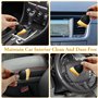 2 PièCes Outils De Nettoyage IntéRieur De Voiture, Brosses De DéTail De Voiture, Brosse De Nettoyage De Voiture Douce Pour L'Ent