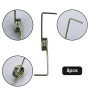 Lot de 5 pièces Sourcing map Ressort de tension en métal Bronze Ton Acier Ressort de compression Sécateur Accessoires Outil Cric