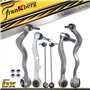 Frankberg 4x Bras de suspension + 2x Barre de couplage Essieu Avant Compatibles avec Série 5 E60 2.0L-4.8L 2001-2010 Série 5 Tou